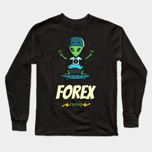 FOREX TREND ALIEN Long Sleeve T-Shirt